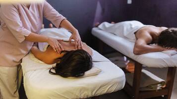 Facials, 2 treatment rooms, manicures and pedicures, massages