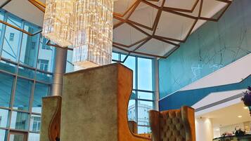 Sitteområde i lobbyen