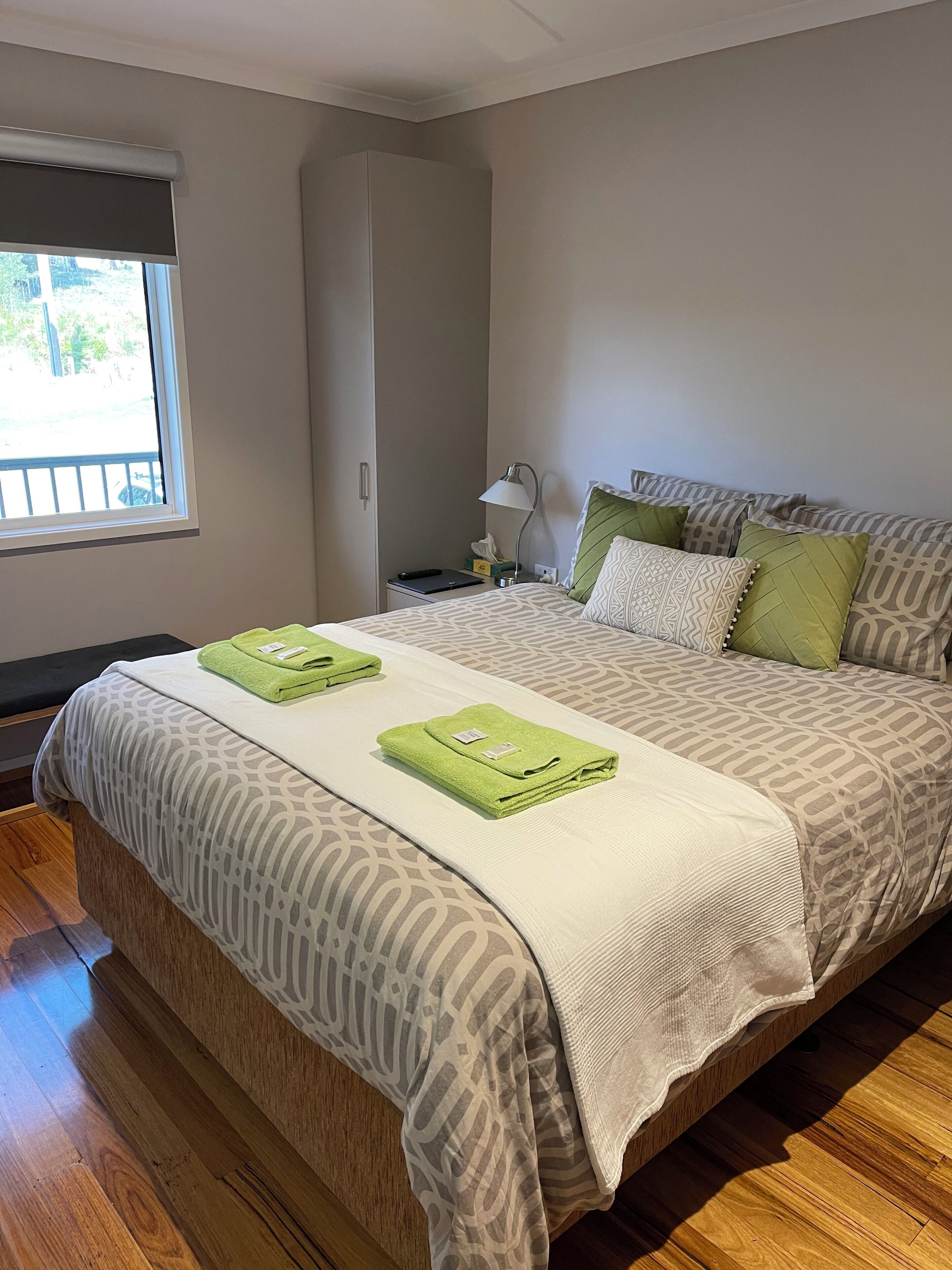 Premium Queen Room | 1 bedroom, blackout curtains, free WiFi, bed sheets