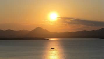 Blick von der Unterkunft