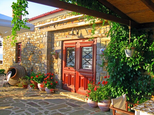 Voorkant van accommodatie