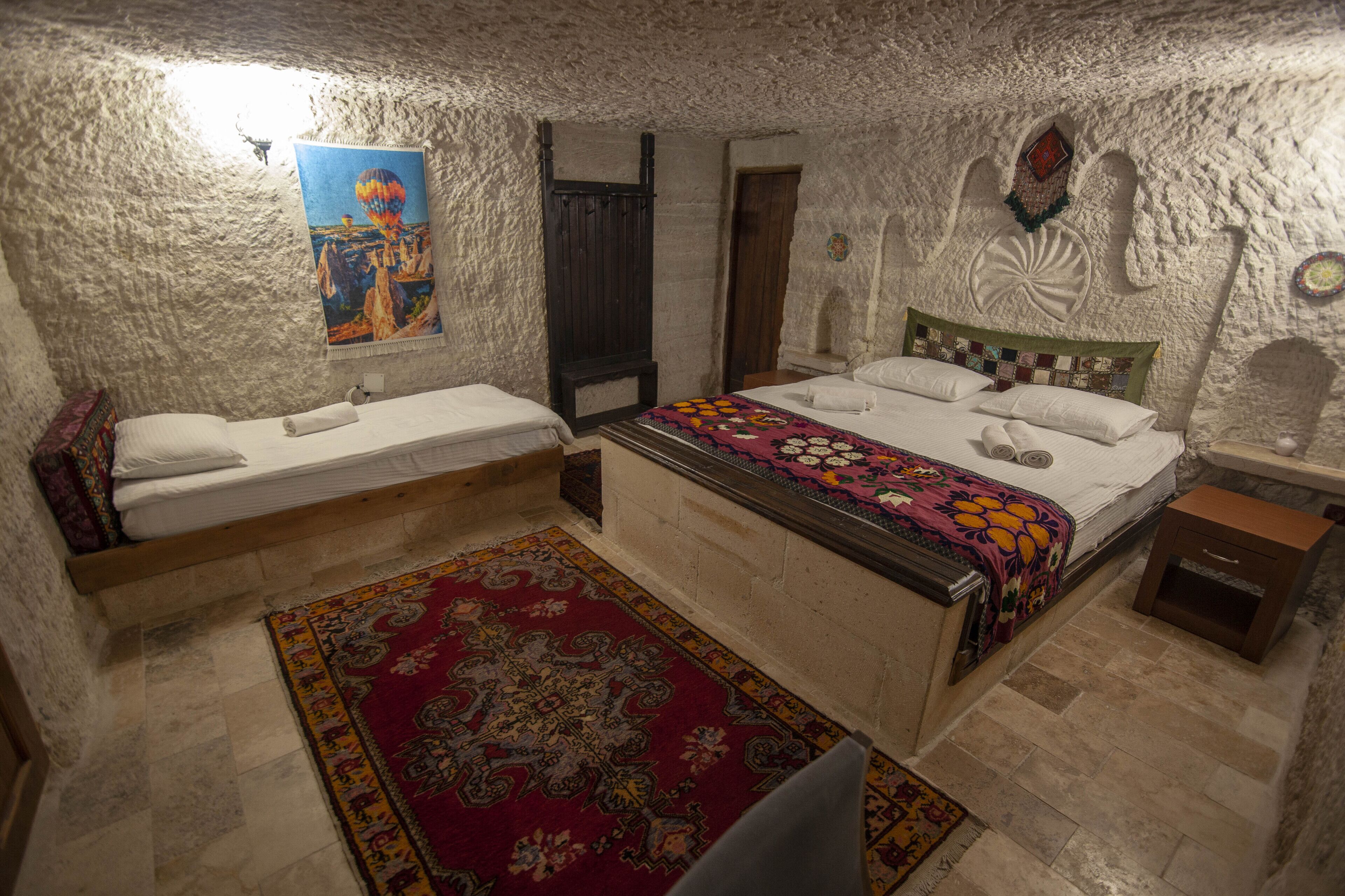 Desk, laptop workspace, blackout curtains, soundproofing