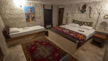 Desk, laptop workspace, blackout curtains, soundproofing