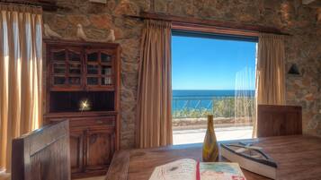 Superior Villa, 2 Bedrooms, Sea View (Artemis) | Private kitchen | Fridge, stovetop, coffee/tea maker, cookware/dishes/utensils