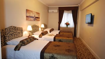 Standard Triple Room, 3 Single Beds, City View | View from room