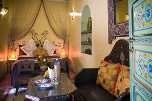 Superior Double Room | Individually decorated, individually furnished, blackout curtains - Riad Bleu Du Sud (Marrakech)