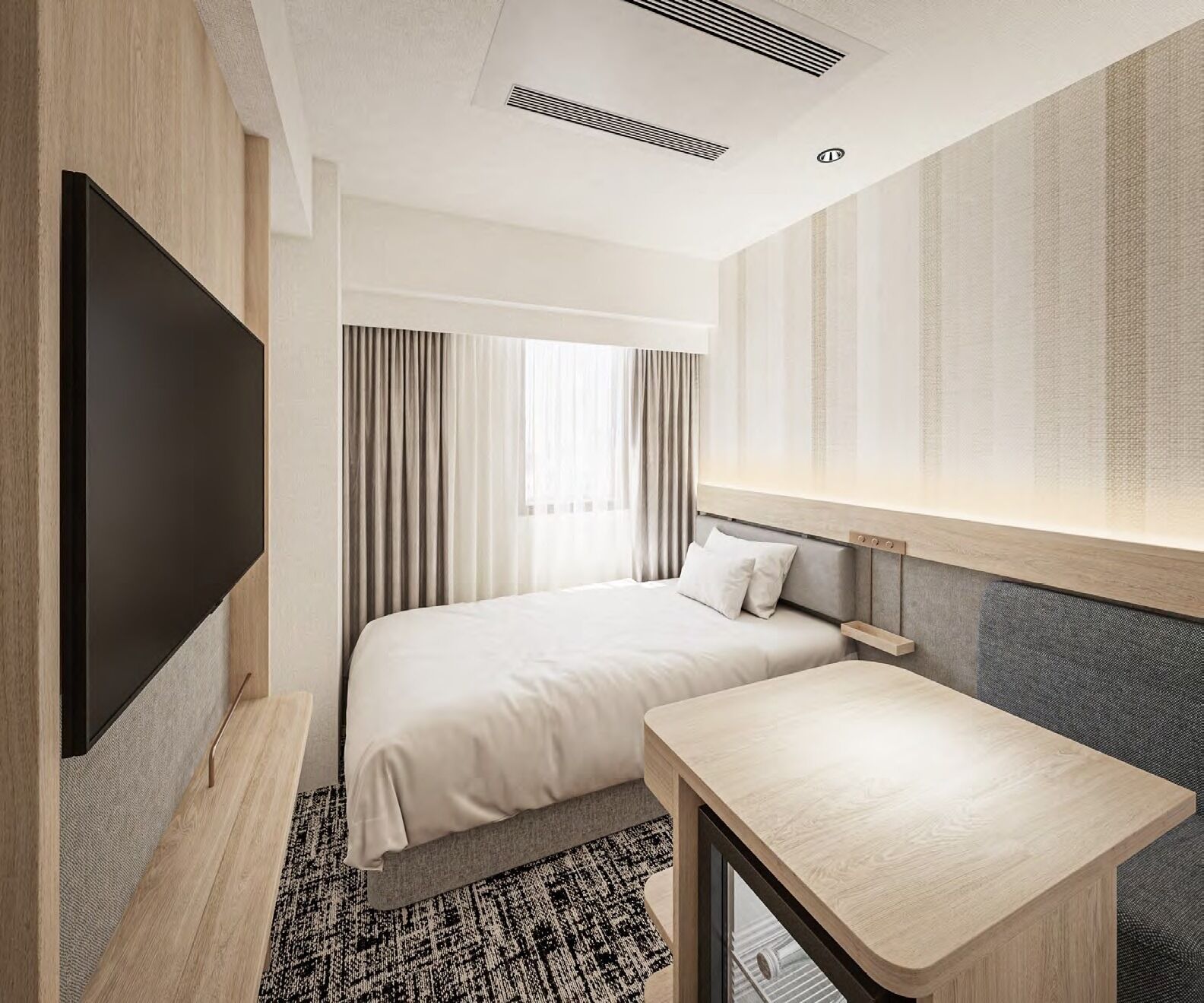 Down comforters, free WiFi, bed sheets