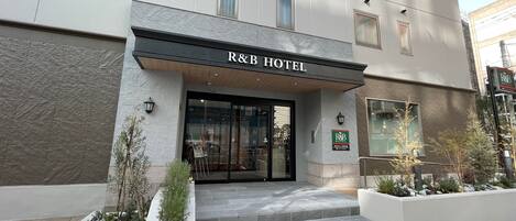 Voorkant van accommodatie