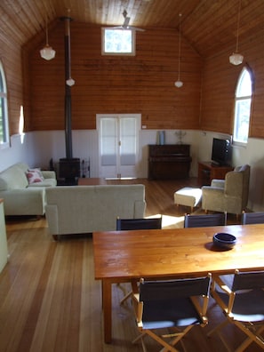 All angels church house | Living area | LCD TV, DVD player