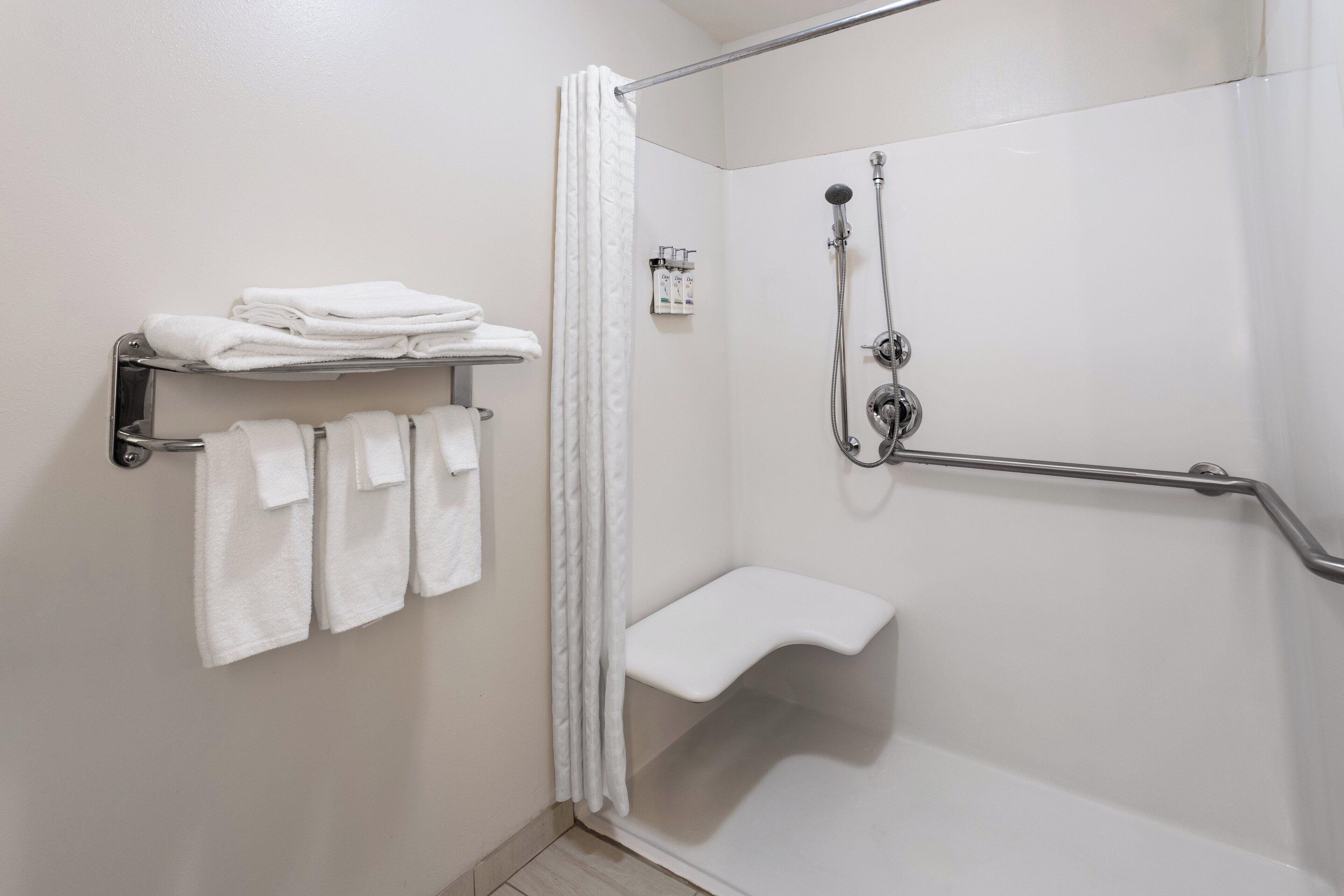 studio suite, 1 queen bed, accessible (mobility) | in-room safe, desk, blackout curtains, iron/ironing board