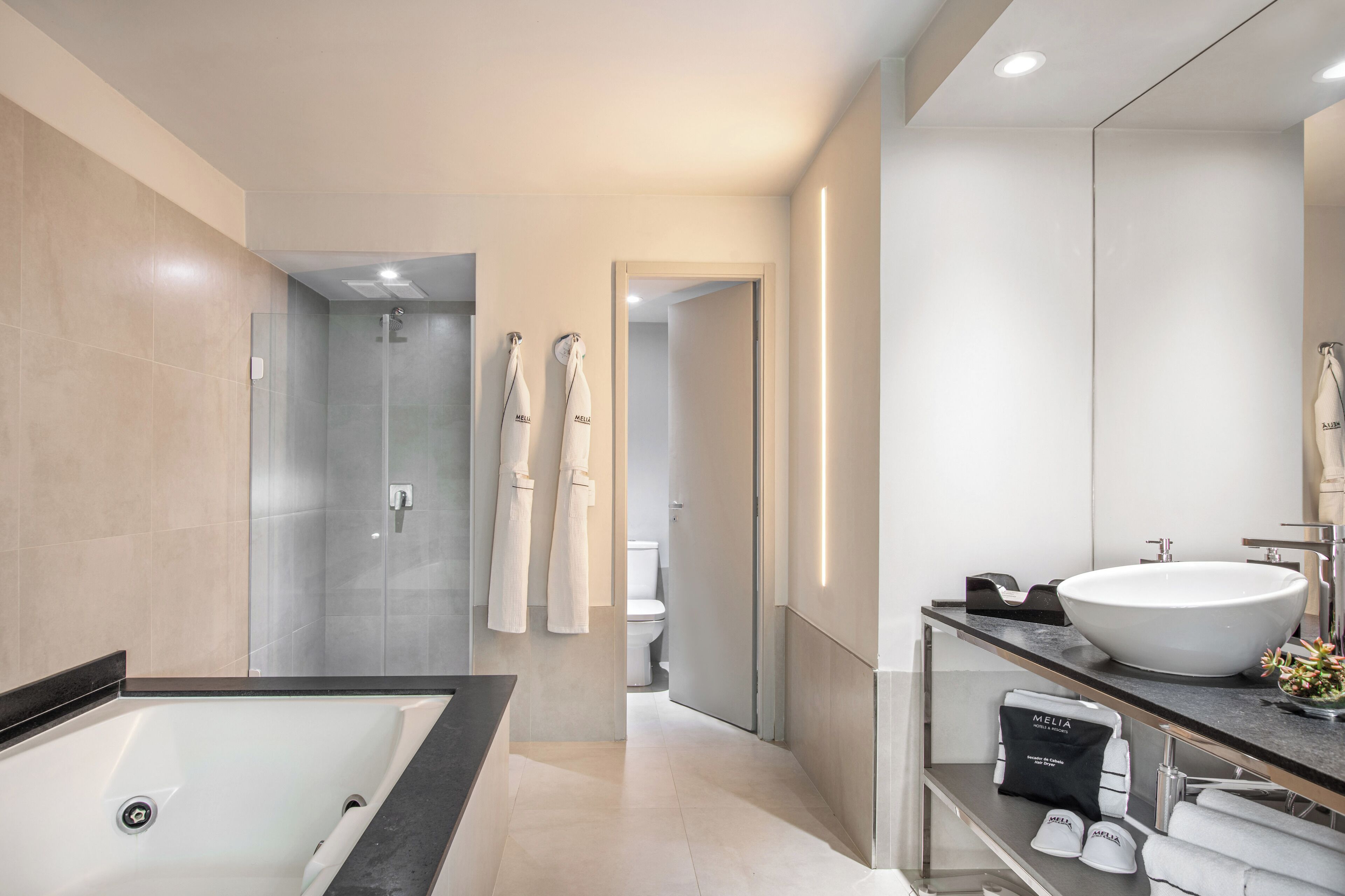 Junior Suite | Bathroom | Eco-friendly toiletries, hair dryer, towels, soap