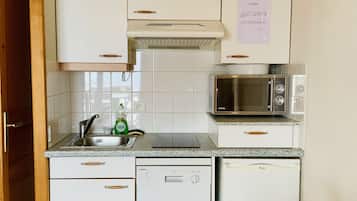 Apartment (4 Pers) | Private kitchen | Fridge, microwave, stovetop, dishwasher