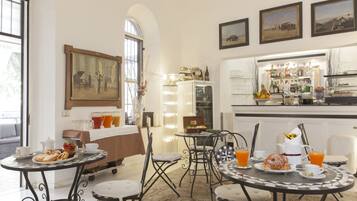 Daily buffet breakfast (EUR 10 per person)