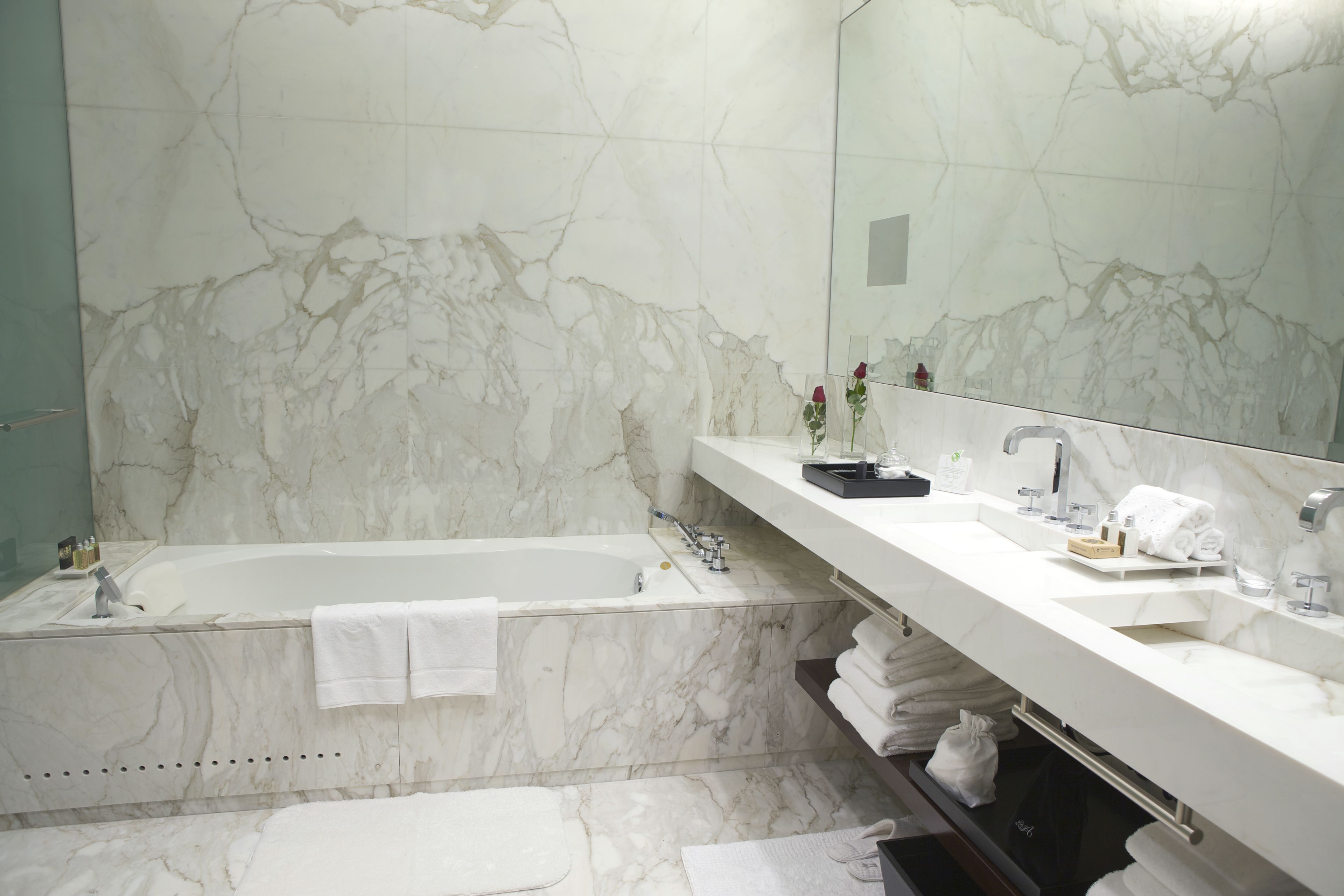 combined shower/bathtub, jetted bath, hydromassage showerhead