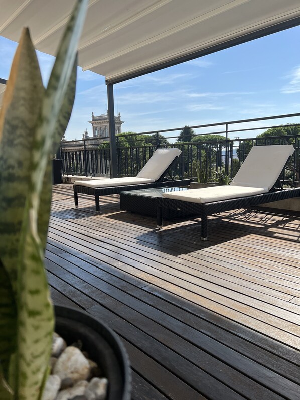 Uitzicht vanuit de kamer