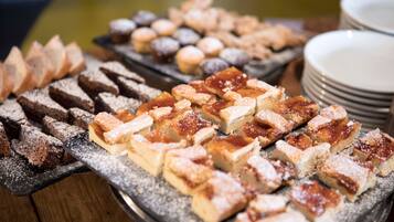 Daily buffet breakfast (EUR 10 per person)