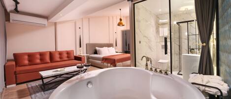 Terrace Suite Spa Kuvetli | Bain à remous privé