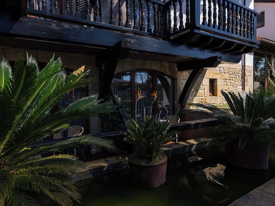 Overnatningsstedets facade