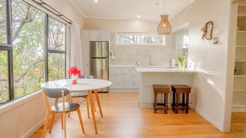 Deluxe Villa, 1 Bedroom (4) | Private kitchen | Full-sized fridge, microwave, electric kettle, toaster