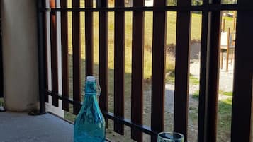 Blick vom Balkon