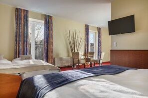 Literie hypoallergénique, coffres-forts dans les chambres