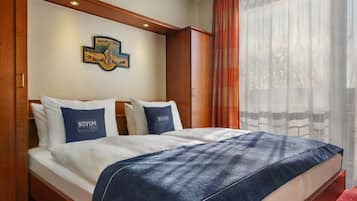 Dobbeltrom | Allergitestet sengetøy, safe på rommet og individuelt dekorert