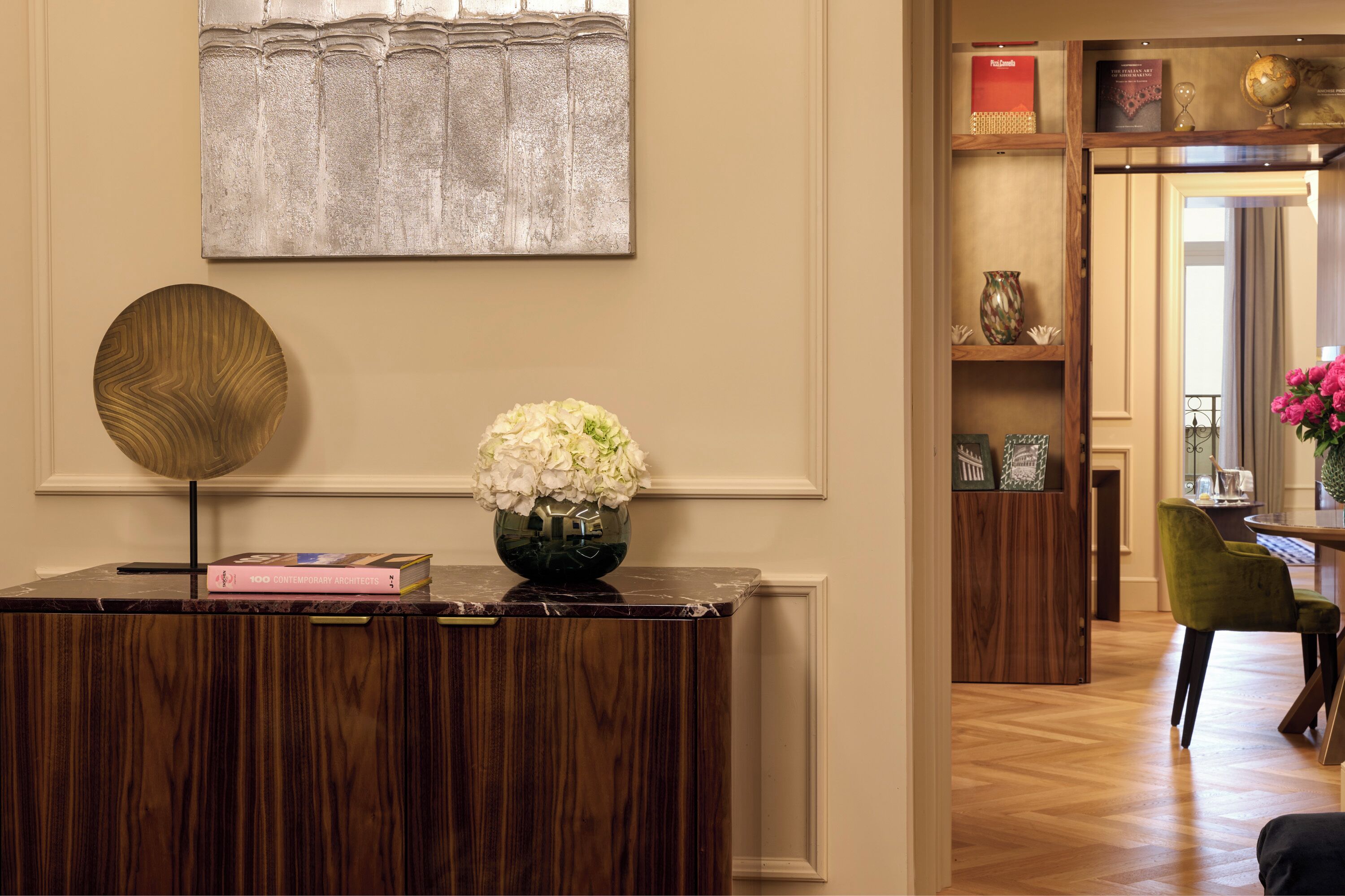 presidential suite | living area | 42-inch smart tv with satellite channels, pay films