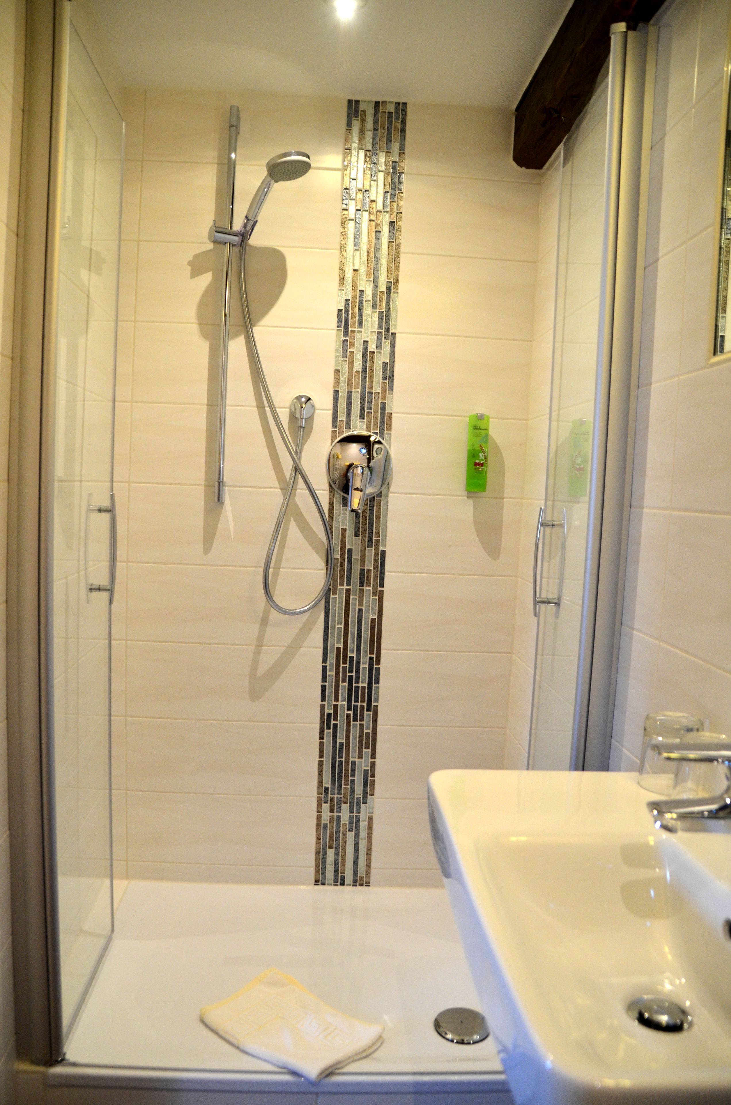 double room | bathroom shower