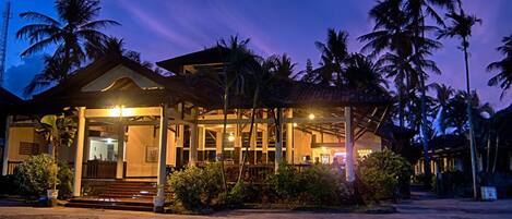 Front of property - evening/night