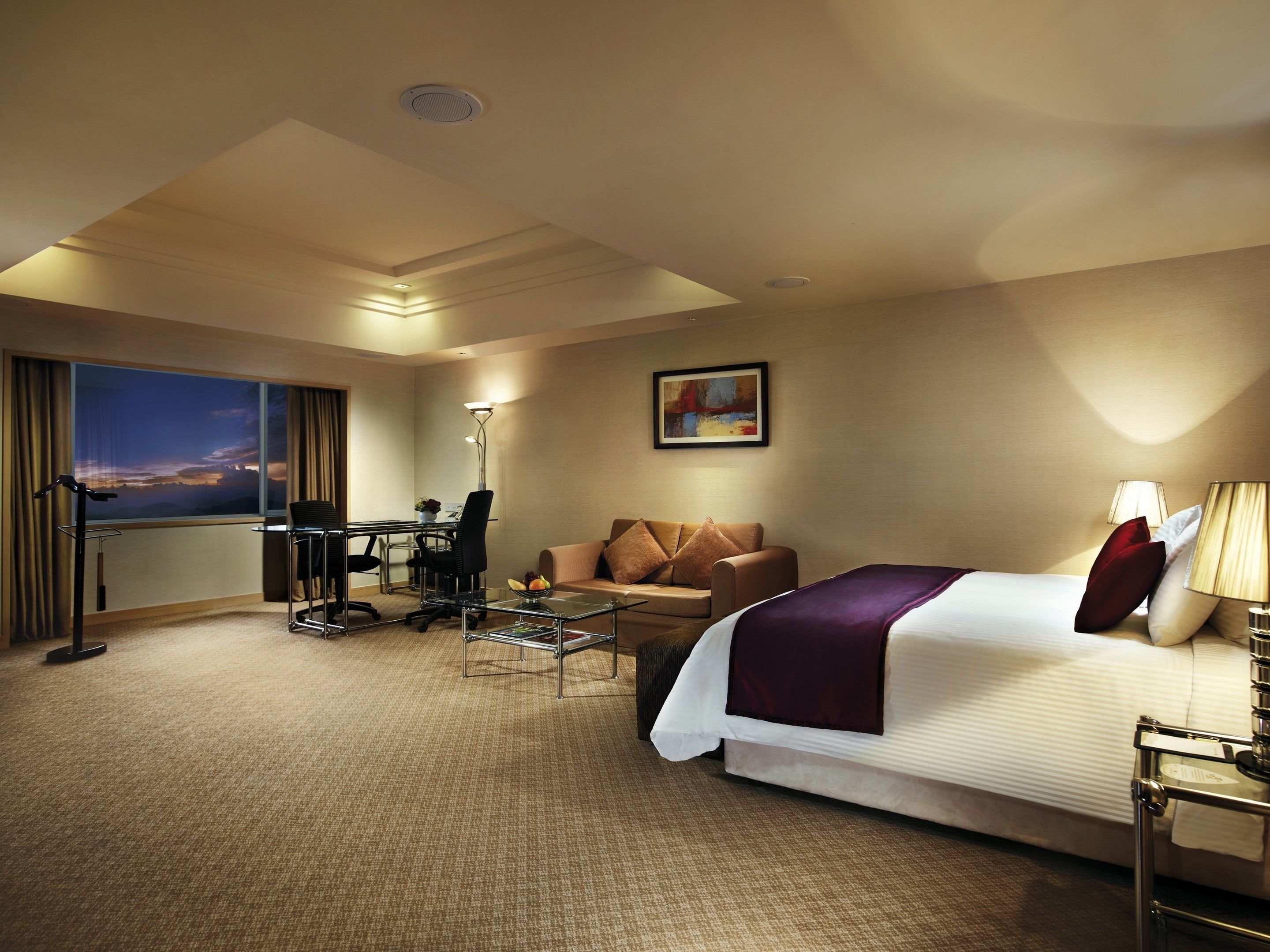 club suite | minibar, in-room safe, desk, laptop workspace