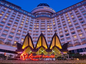 Front of property - evening/night