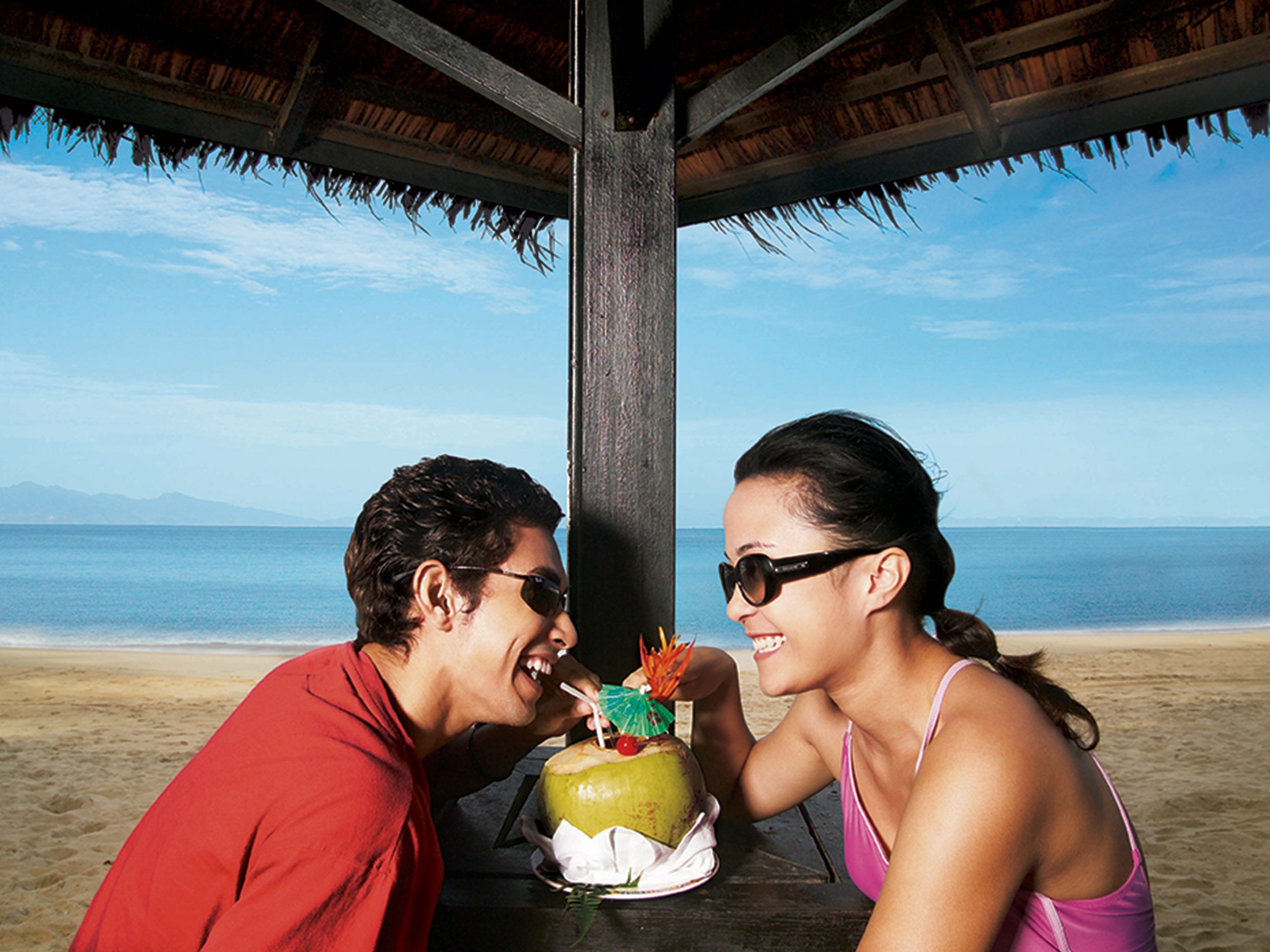 Private beach, beach cabanas, sun loungers, beach towels