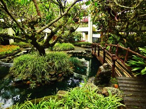 Blick von der Unterkunft