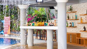Poolside bar