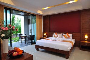 Suite, 1 Double Bed | Premium bedding, pillowtop beds, in-room safe, individually decorated - Samui Honey Tara Villa Residence (Koh Samui)