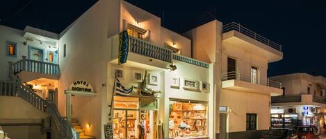 Front of property – evening/night