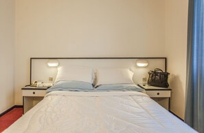Habitació doble per a ús individual | Minibar, caixa forta a l'habitació i escriptori 