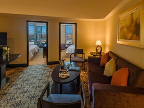 經典套房, 多張床, 庭園景觀 | 埃及棉床單、高級寢具、Select Comfort 床墊、迷你吧