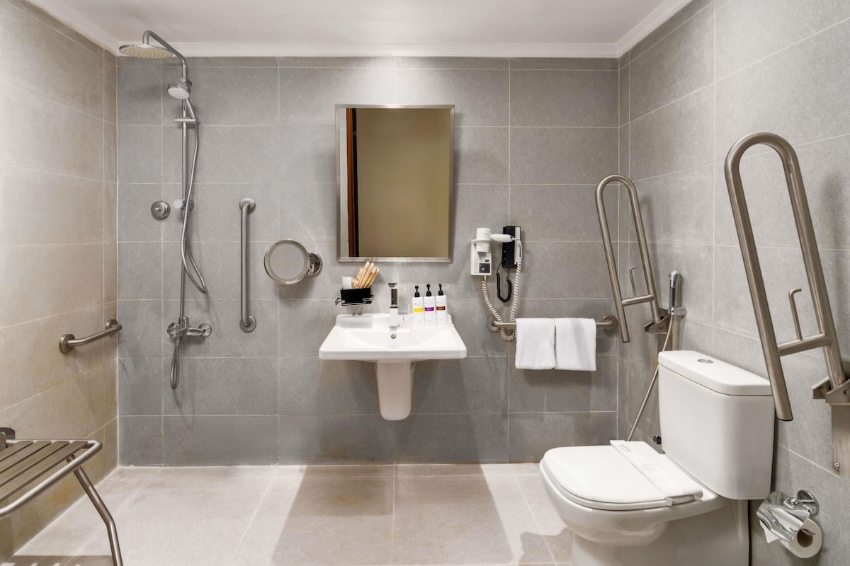 Deluxe Room, 2 Single Beds, City View (Accessible) | Egyptian cotton sheets, premium bedding, Select Comfort beds, minibar