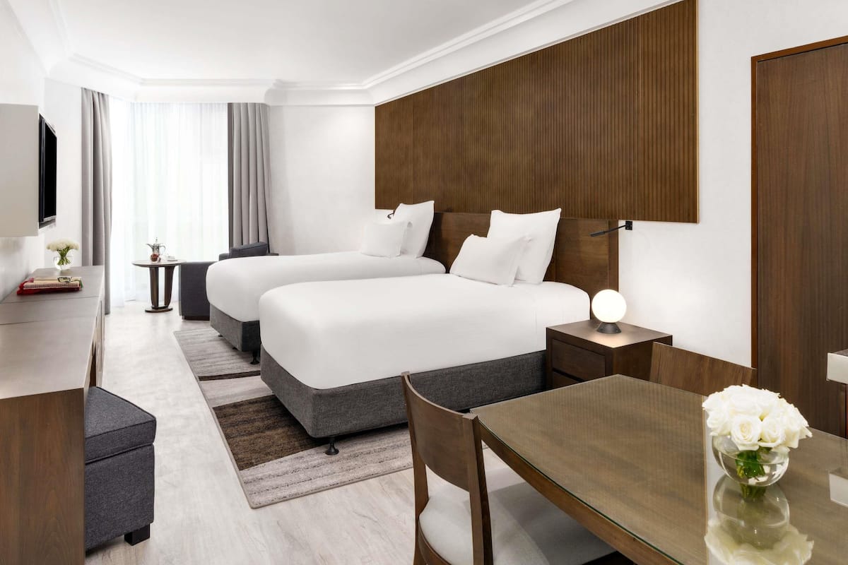 Classic Accessible, 2 Single Size Beds, City View