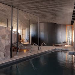 Indoor pool, outdoor pool, open 9:00 AM to 9:00 PM, pool umbrellas