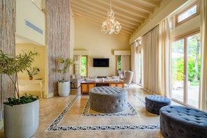 Three Bedroom Royal Villa | Egyptian cotton sheets, premium bedding, down comforters