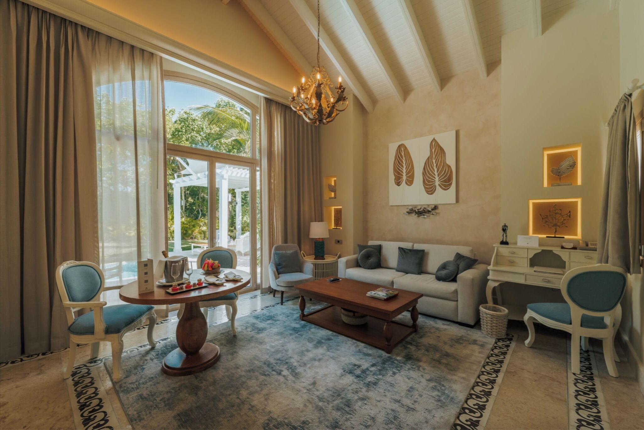 luxury pool one bedroom suite | egyptian cotton sheets, premium bedding, down duvets, memory-foam beds