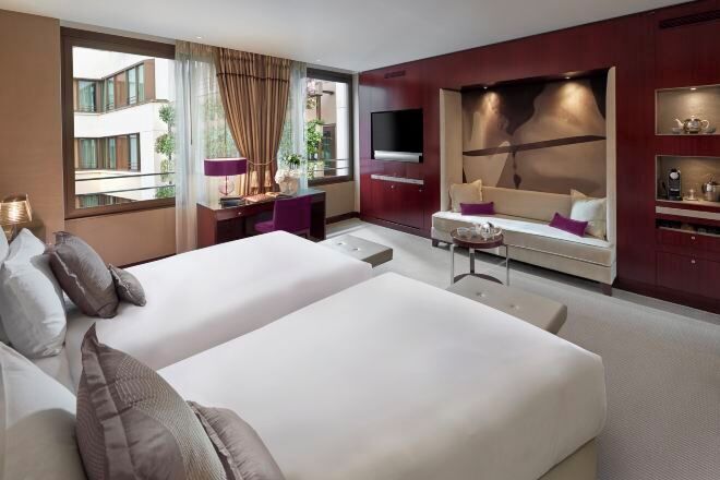 Premium bedding, minibar, in-room safe, desk