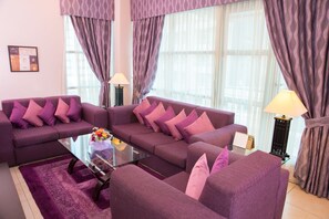 Apartment, 2 Bedrooms | Living area | DVD player - Dusit Pearl Coast Premier Hotel Apartments (Dubai)