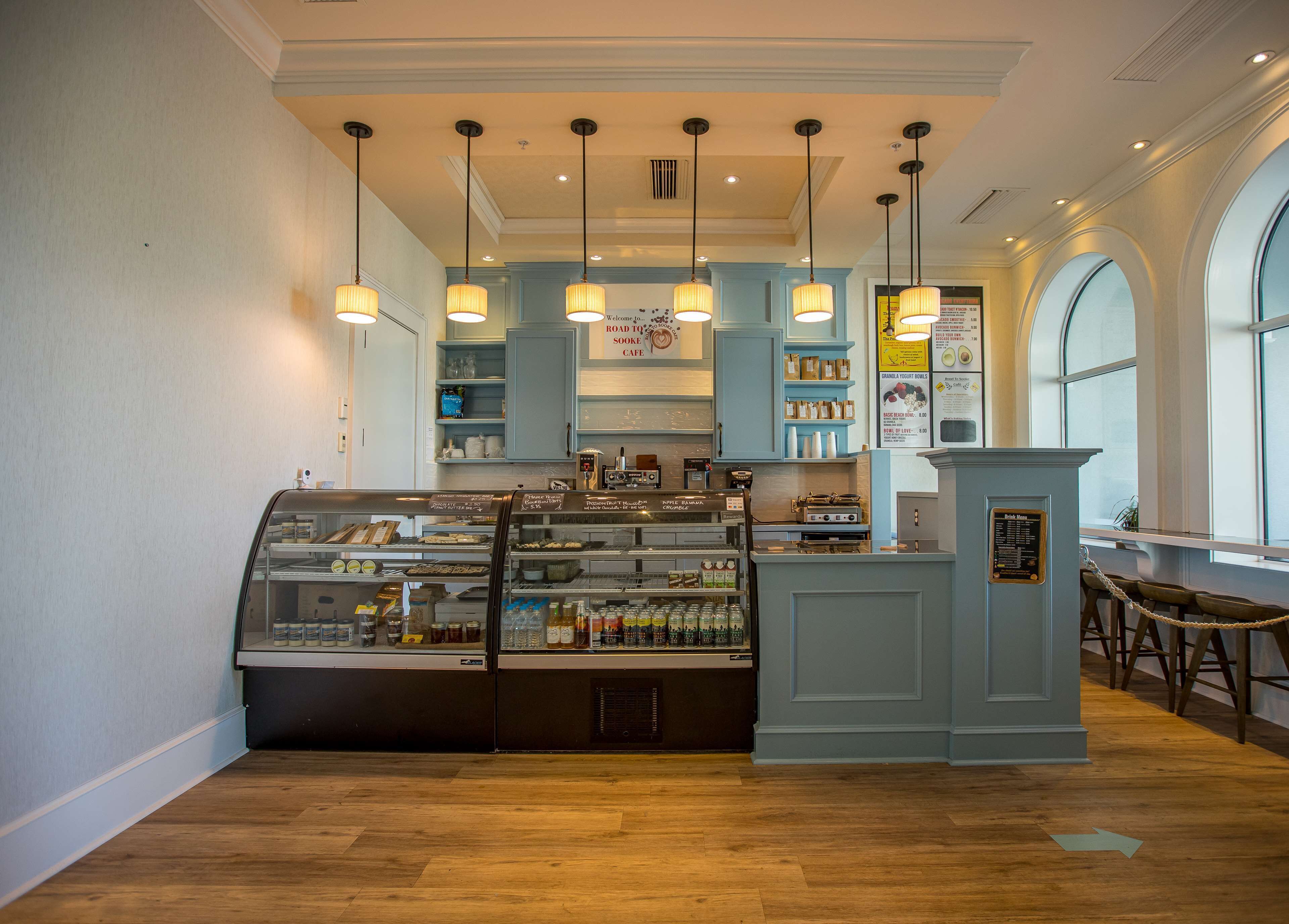 breakfast, lunch, dinner served; american cuisine, sea views