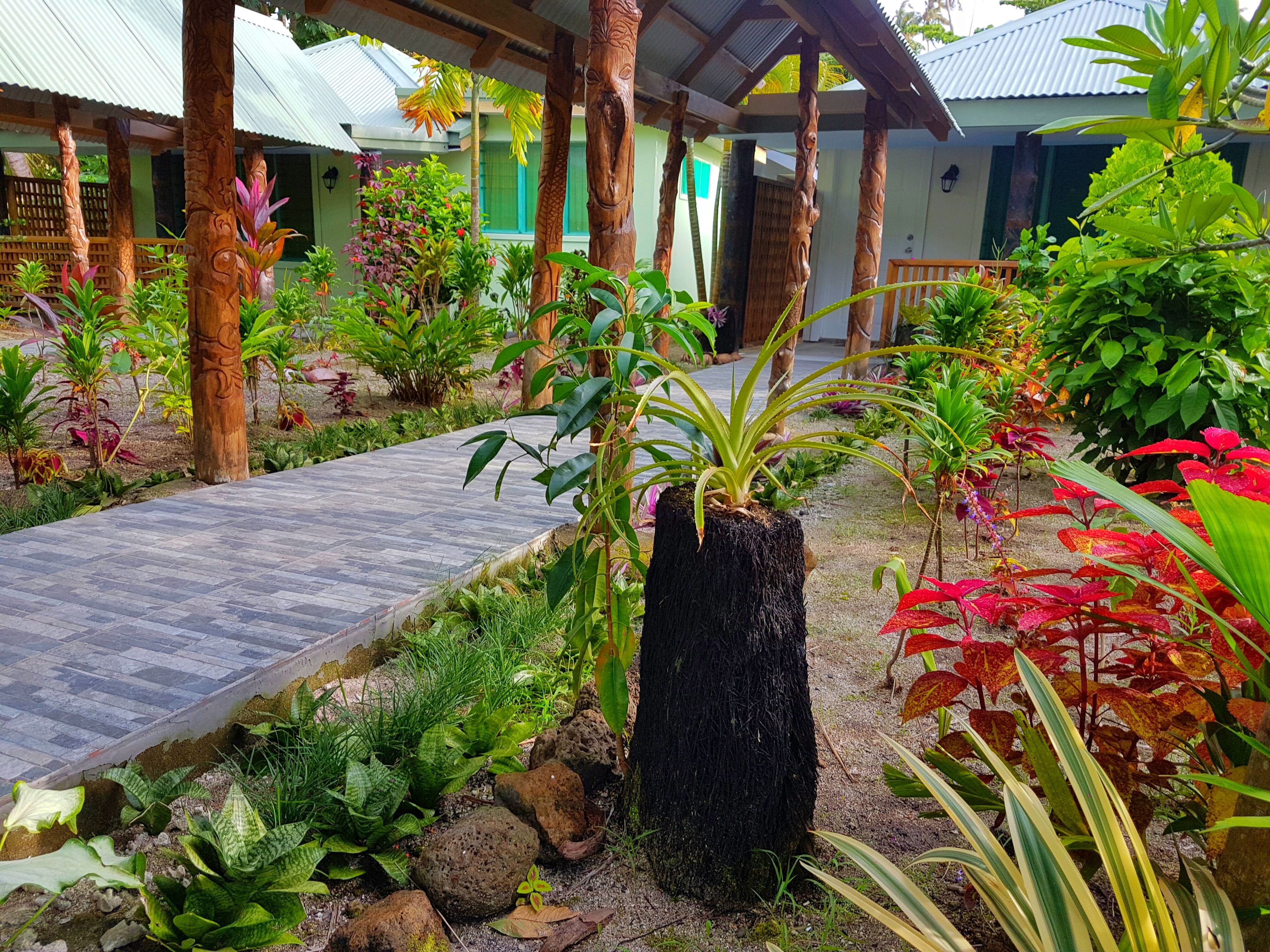 Villa, 2 slaapkamers, aan tuin | Luxe beddengoed, een kluis op de kamer, individueel gedecoreerd