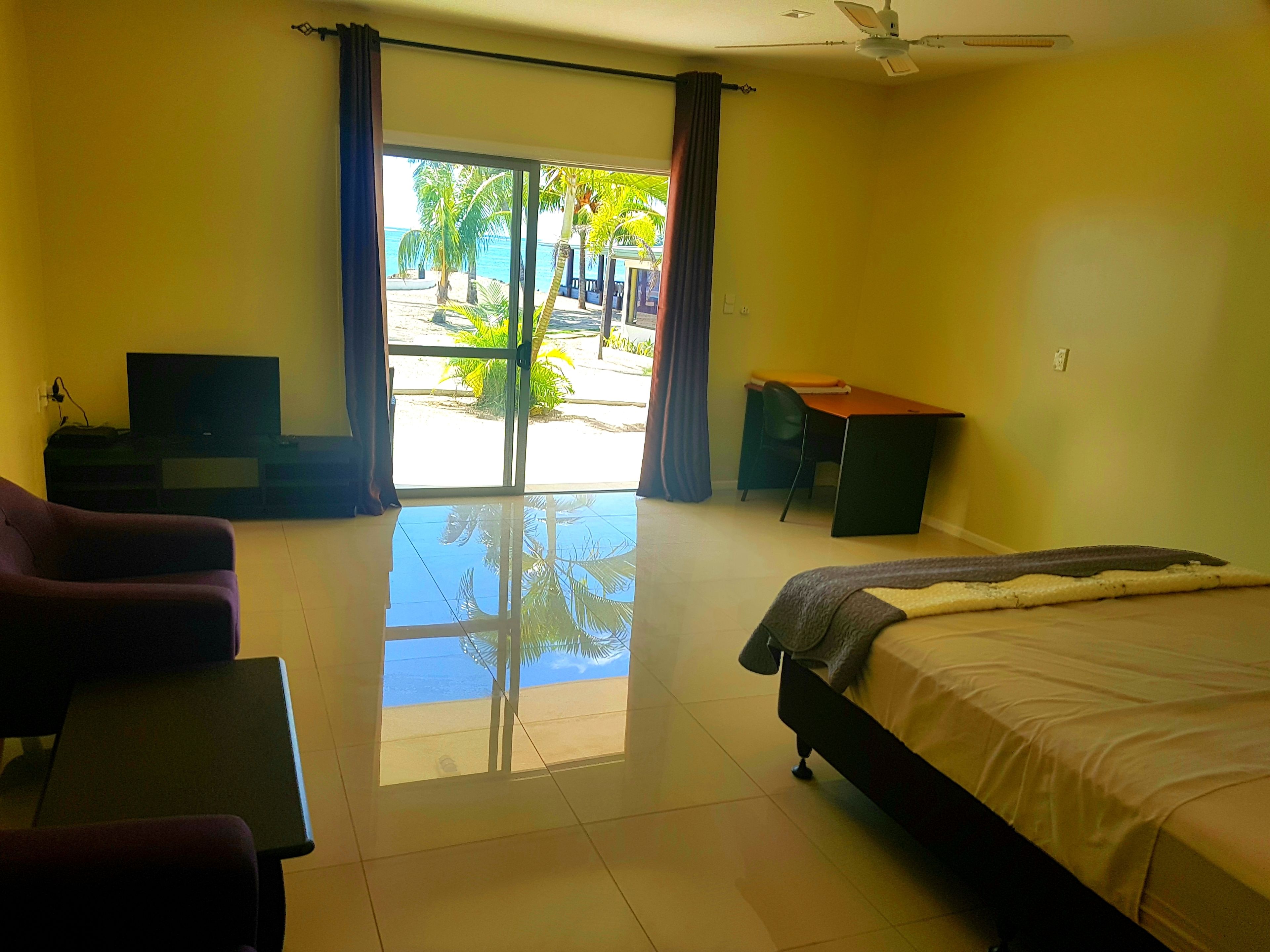 Villa, Beachfront | Premium bedding, in-room safe, individually decorated