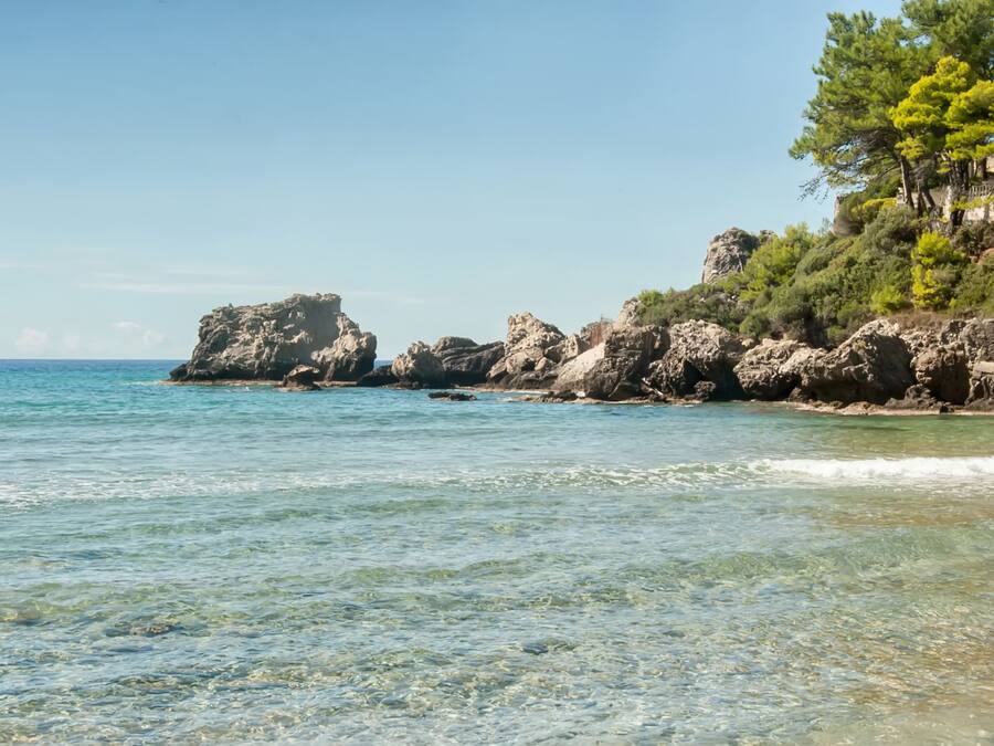 Doppel- oder Zweibettzimmer, Meerblick | Ausblick vom Zimmer