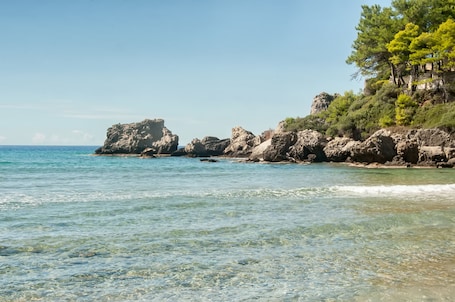 Double or Twin Room, Sea View | View from room. Glyfada Beach Hotel